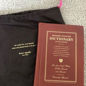 Kate Spade limited edition Dictionary clutch